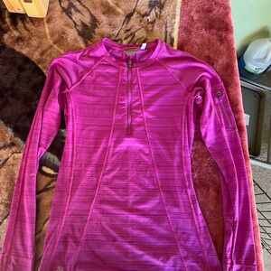 Athleta Fuchsia Zip-Up Top